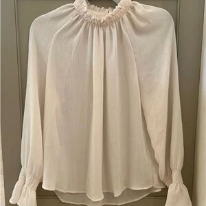 Elegant Cream Women's Blouse